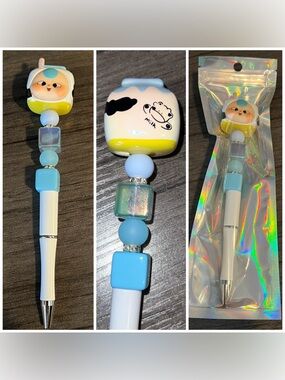 Kawaii beaded focal pen